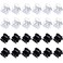 24 Pcs Mini Butterfly Hair Clips Small Hair Clips Tiny Hair Claws Pins Clamps Plastic for Women Girl's Hair