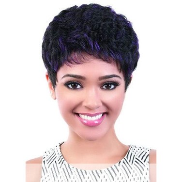 Motown Tress (Nikki) - Synthetic Full Wig in DARK BROWN