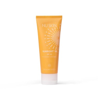 Nu Skin Sunright&reg; Face &amp; Body Sunscreen SPF 50   Broad-Spectrum UVA/UVB Protection   Non-Greasy &amp; Water-Resistant Formula   Antioxidant-Infused   3.4 fl. oz.