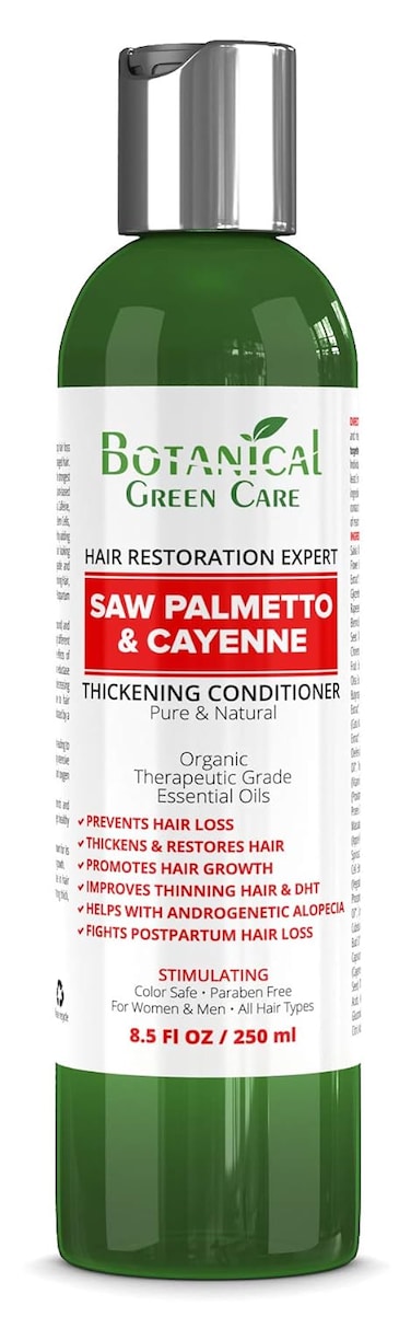 Saw Palmetto &amp; Cayenne" Hair Growth Anti-Hair Loss CONDITIONER. Alopecia Prevention and DHT Blocker. Doctor Developed