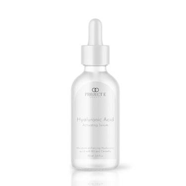Hyaluronic Acid Activating Serum by Project E Beauty   Anti-Aging Serum for the Face   Plumping &amp; Hydrating Facial Skin Care   Removes Dark Spots &amp; Wrinkles   B5   Whitening   For Dry Skin   50ml