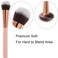 2pcs Face Self Tanning Brush Kabuki Brush for Self Tan Sunless Tanning, Self Tanner brush Applicator, Flat Top Brush Face and Blending Brush, Easy Self Tan Applicator for Face (pink)