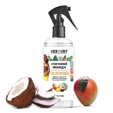 Loc Spray, Coconut and Mango Dreads Moisturizer, Daily Moisturizing Spray and Hydrating Mist, Dreadlock Hair Product Lockology