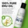 Emu Oil - Hair and Body Oil - 100% Pure &amp; Refined Emu Oil   Organic Emu Oil for Skin &amp; Hair Care   Premium Quality Hydration &amp; Nourishment   2 Fl. Oz