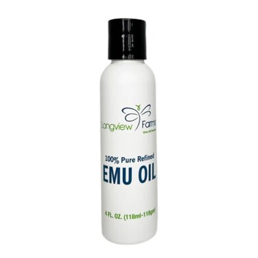 Emu Oil - Hair and Body Oil - 100% Pure &amp; Refined Emu Oil   Pure Emu Oil for Skin &amp; Hair Care   Premium Quality Hydration &amp; Nourishment   4 Fl. Oz
