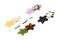 4PCS Acrylic Resin Stars Hair Clips Geometric Alligator Hair Clips Non-Slip Large Barrettes for Women Ladies Hair Accessories