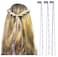 YunZh Faux Pearl beads strands Hair Clip In Hair Braiding clips Long Hair Extension Hair Chain DIY Accessories Fashion Hair Band Hair Accessories for Women Girls (purple)