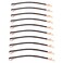 Yishenyishi Pack of 10 Curved Jumbo Bobby Pins,Hair Clips (Black-10pcs)