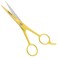 Macs Hair Cutting Scissors ,6.5 Inch Hairdressing , Stainless Steel Razor Sharp Edge Blade &amp; Salon Scissors, Men, Women, Barber, Kids, Adults, Pets-3006YL(Yellow) (MACS-2003)