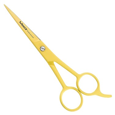 Macs Hair Cutting Scissors ,6.5 Inch Hairdressing , Stainless Steel Razor Sharp Edge Blade &amp; Salon Scissors, Men, Women, Barber, Kids, Adults, Pets-3006YL(Yellow) (MACS-2003)