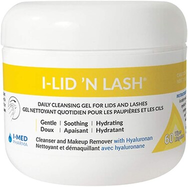 I-Lid 'N Lash   Daily Cleansing Gel for Lids and Lashes (60 Wipes) (I-Lid 'N Lash)