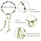 7 Pack Paper Flower Crown Floral Headband Wreath Garland Bohemian Style Wedding Bride Bridal Headwear Party Festivals Hair Accessories Mixed Color (Without Rope)