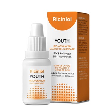 Youth &ndash; Multipurpose Castor Oil for Face, Neck and Decollete   Bio-Advanced Castor Oil Ointment with Chia Seed Oil - Pure &amp; Natural Skincare, Fast-Absorbing Moisturizer (15ml)