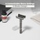 Rockwell T2   Twist-To-Open (TTO) Double-Edge Safety Razor   Full Metal   Includes 5 Fully Recyclable Stainless Steel Blades (Gunmetal Chrome)