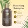 Anti Dandruff,Vegan, and Natural Hydrating Shampoo for Dry, Itchy Scalp, and Damaged Hair with Coconut Oil &amp; Vitamin E, 250ml