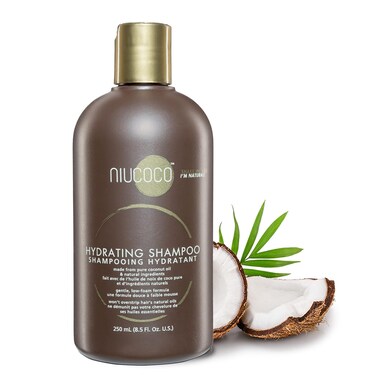 Anti Dandruff,Vegan, and Natural Hydrating Shampoo for Dry, Itchy Scalp, and Damaged Hair with Coconut Oil &amp; Vitamin E, 250ml