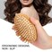 Massage Hair Brush, Detangling Hairbrush, Wood Bristle Hair Brush, Mini Hairbrush, Scalp Care Comb, Massage Comb, Wooden Hair Brush No Handle Round Air Cushion Brush Comb for Women Men(Comb)