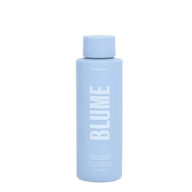 Blume Meltdown Gel Cleanser - Soothing Facial Cleanser for Acne-Prone Skin - Maintains pH Balance and Gently Removes Makeup - Infused with Salicylic Acid, Green Tea Extract and Ceramides (6 Fl Oz)