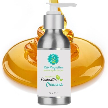 Skin Perfection Alpha Hydroxy Acid Probiotic Cleanser Lactic Salicylic Gel Exfoliating Refines Large Pores Chirally Correct Paraben-Free Sulfate-Free
