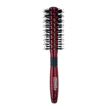 Phillips Brush Mini Monster Vent 6 Poly-Tipped Professional Hair Brush (2&rdquo; Diameter Barrel) - Vented Blowout Hairbrush with Nylon Reinforced Boar Hair Bristles, Beech Wood Handle with Rubber Grip