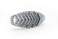 Phillips Brush Traveler - Travel Purse Sized Hair Brush Flexible Vented Brush Beaded Tip Nylon Bristles for Detangling &amp; Anti Static