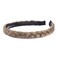 Plaited Braided Headband Hair Band Synthetic Braid Hairpieces Wig Accessories for Women Girl Wide 0.7 Inch (Caramel Blonde)