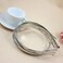 15 Pcs 5mm Smooth Metal Headbands Frames Blank Tiara Base Hairband Head Bands for DIY Crafts