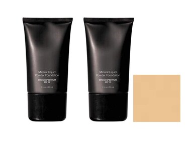 Mineral Liquid Powder Foundation Broad Spectrum SPF 15 Pack of 2 (Vanilla Cream)