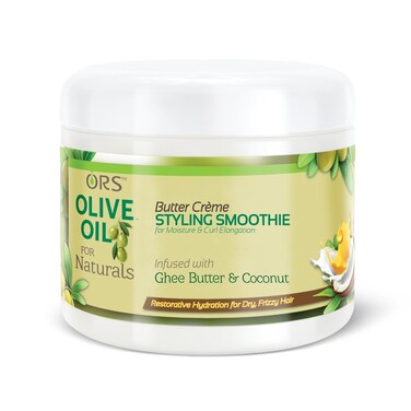 Ors Olive Oil for Naturals Butter Creme Styling Smoothie, 12 Oz