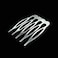15 Pcs Sliver Metal Hair Clips Combs Blank Hair Comb for Craft DIY Hair Bows Jewelry Making