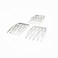 15 Pcs Sliver Metal Hair Clips Combs Blank Hair Comb for Craft DIY Hair Bows Jewelry Making