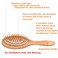 Wooden Bristle Hair Brush - Stimulating Scalp Massage for Hair Growth, Ideal Gift for All Hair Types