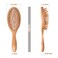 Wooden Bristle Hair Brush - Stimulating Scalp Massage for Hair Growth, Ideal Gift for All Hair Types
