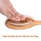 Wooden Bristle Hair Brush - Stimulating Scalp Massage for Hair Growth, Ideal Gift for All Hair Types