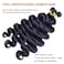 Body Wave Human Hair Bundles 14 16 18 Inch 3 Bundles Human Hair 10A Grade 100% Unprocessed Brazilian Virgin Hair Body Wave 3 Bundles Human Hair Extensions for Black Women Natural Color