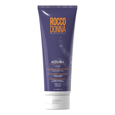 Rocco Donna Hydrating Curl Conditioner Moisture and Define   for Curly and Wavy Hair   Infused with Pequi Oil and Acai Extract   8 oz