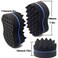 RioRand Hair Sponge Magic Barber Twist Curl Brush Sponge Dreads Locking Afro Coil Comb（Blue 2 Count (Pack of 1))