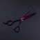 Purple Dragon 6.0 inch Left Hand Barber Hair Cutting Scissor and Thinning Shears - for Professional Left-handed Hairstlist