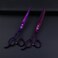 Purple Dragon 6.0 inch Left Hand Barber Hair Cutting Scissor and Thinning Shears - for Professional Left-handed Hairstlist