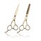 Purple Dragon 6.0 inch Left Hand Barber Hair Cutting Scissor and Thinning Shears - for Professional Left-handed Hairstlist
