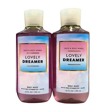 Bath &amp; Body Works Shower Gel, Set of 2 Bottles, Each Bottle 10oz (Lovely Dreamer)