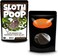 Sloth Poop Bath Bombs - Farting Sloth in Tree - Funny Bath for Kids - XL Root Beer Fizzers, Marbled Brown and White, Handmade in The USA, 2 pk