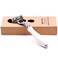 Parker &ndash; Deluxe Mach 3 Razor with Triple Blades for Close Shave &ndash; Premium White Resin Handle with Chrome Trim