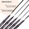 Eyebrow Pencil, Waterproof Eyebrow Makeup with Soft Spoolie Brush, Long Lasting UltraFine Triangle Shaped Pencil, Creates Perfect Natural Eyebrows (Deep Brown)