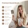 AIMIKE Round Brush, Nano Thermal Ceramic &amp; Ionic Tech Hair Brush, Round Barrel Brush with Boar Bristles for Blow Drying, Styling, Curling, Add Volume &amp; Shine (2.9 inch, Barrel 1.7 inch) + 4 Clips