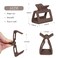 8 Pack Small Claw Clips for Women Girls Double Row Teeth Medium Hair Clips Matte Claw Clips for Thin Hair No Slip Hair Clips for Short Hair Accessories (Dark Series)