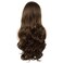 Hair Wavy Long 26inch Brown Blonde Mix Heavy Density Realistic Synthetic Lace Front Wigs
