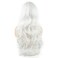 Hair Wavy Long 26inch White Heavy Density Heat Friendly Synthetic Lace Front Wigs