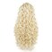 Hair Curly Long 26inch Blonde Half Hand Tied Heavy Density Synthetic Lace Front Wigs