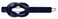 France Luxe Double Knot Tige Boule Barrette - Nacro Ocean